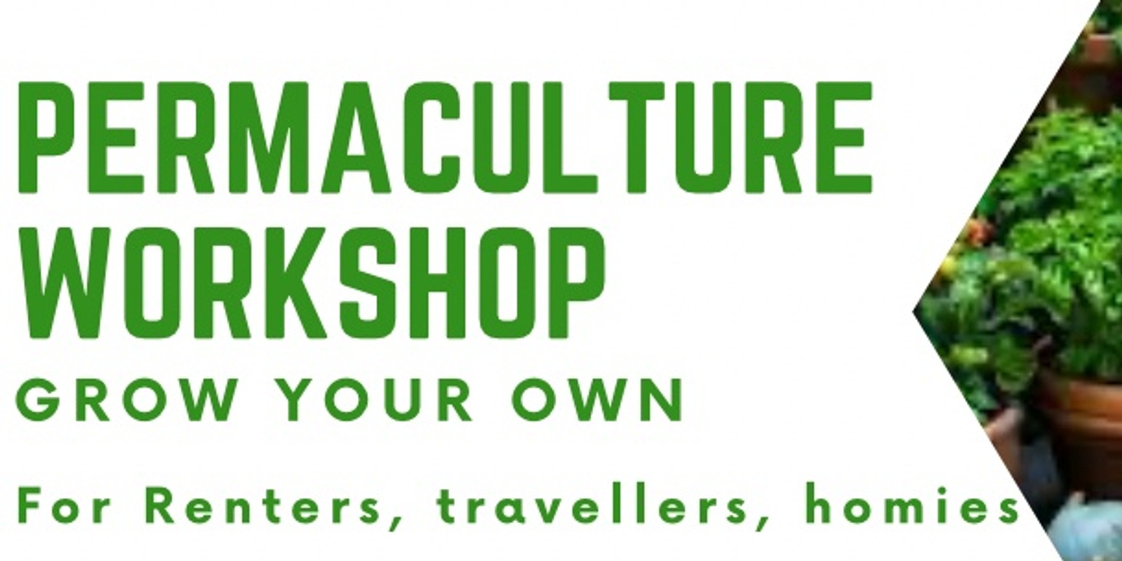 Banner image for Grow Your Own Permaculture Workshop