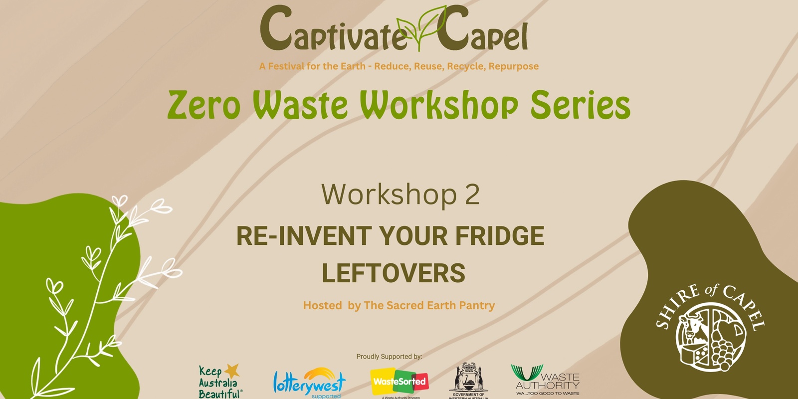 Banner image for Captivate Capel - Zero Waste Workshops Series 2