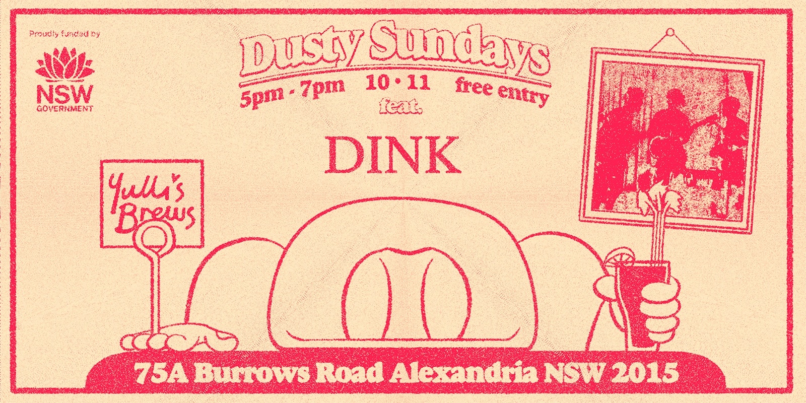 Banner image for DUSTY SUNDAYS - DINK