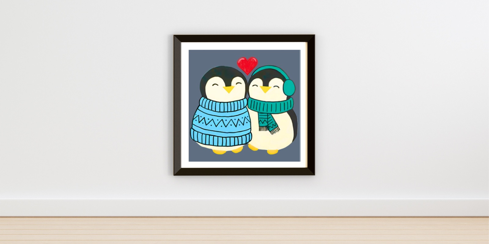 Banner image for Bundled Penguins Instructed Painting Event 