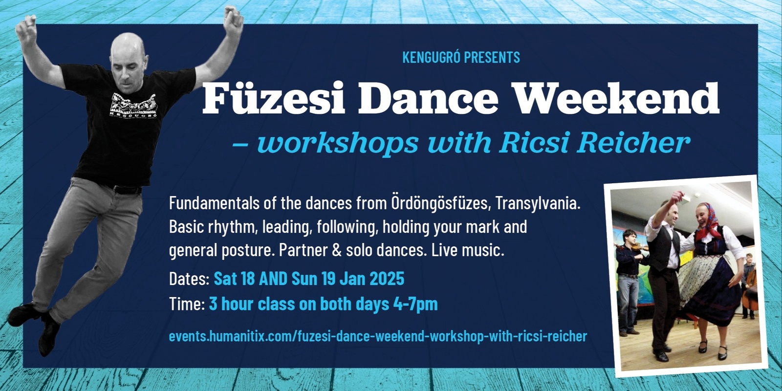 Banner image for Fuzesi Dance Weekend Workshop with Ricsi Reicher