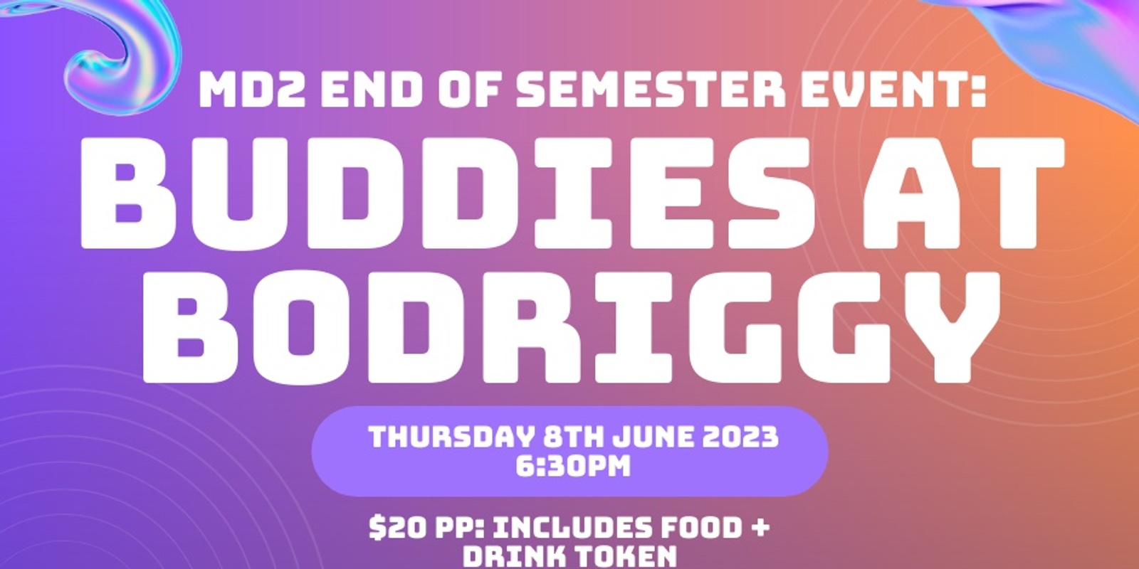 Banner image for ⚠️⚠️⚠️ Buddies at Bodriggy ⚠️⚠️⚠️