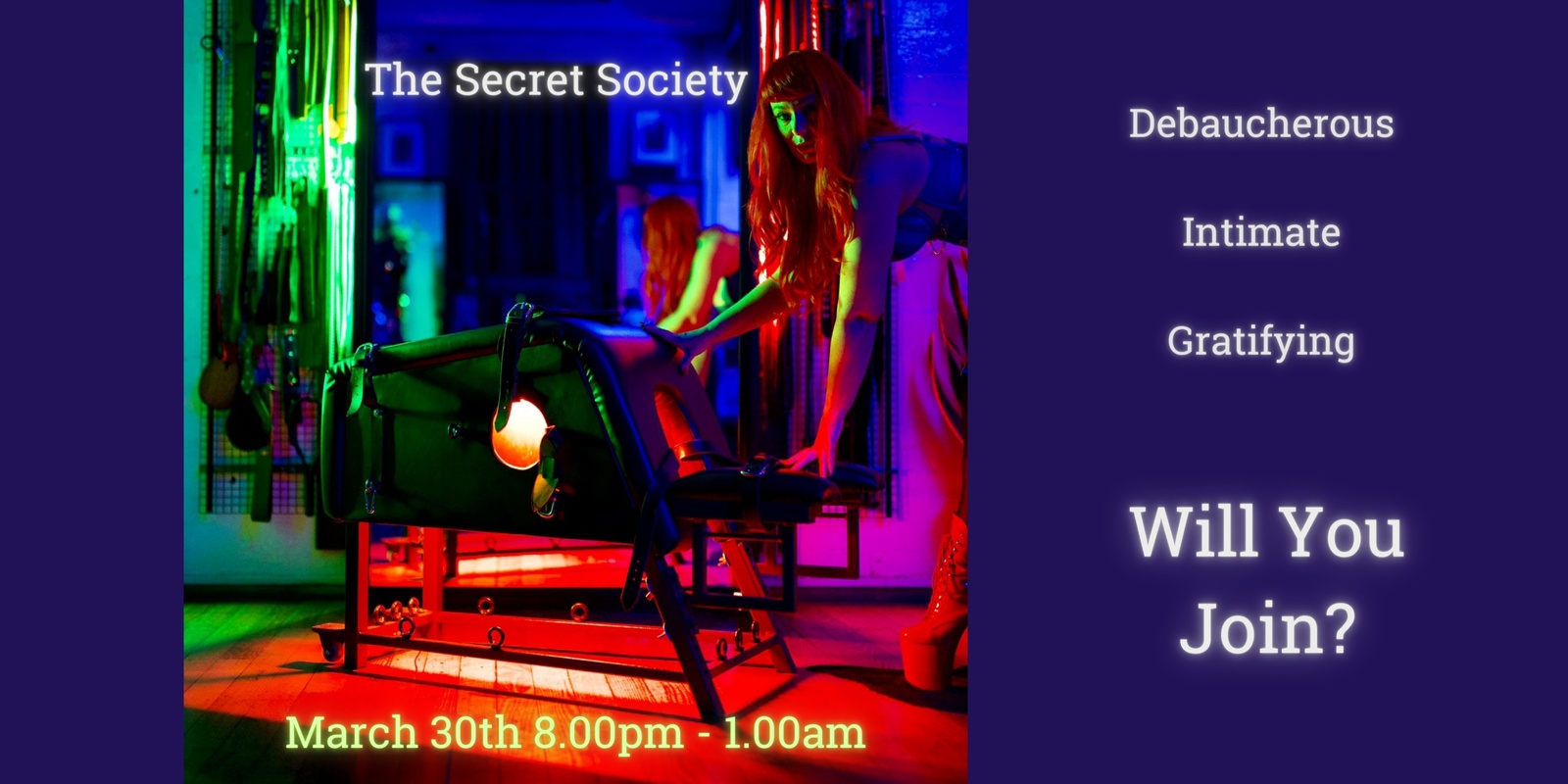 Banner image for The Secret Society - March