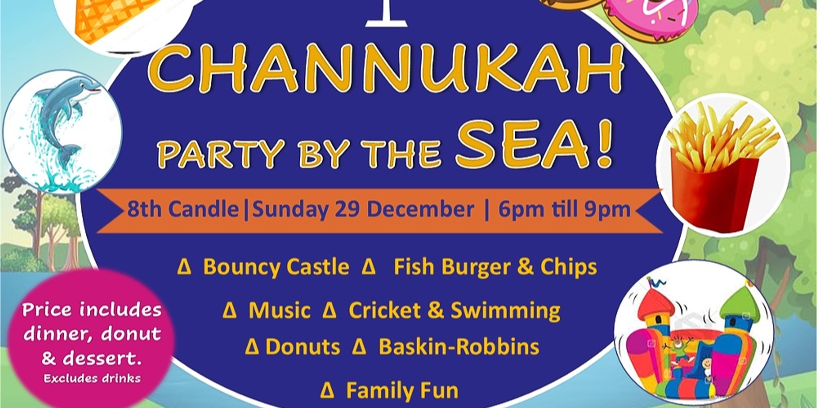 Banner image for Channukah Party by the Sea