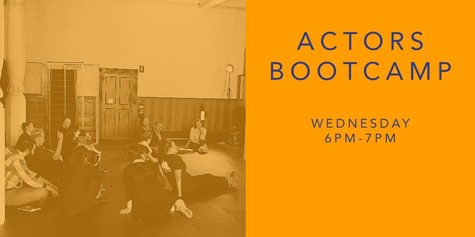 Banner image for ACTORS BOOTCAMP