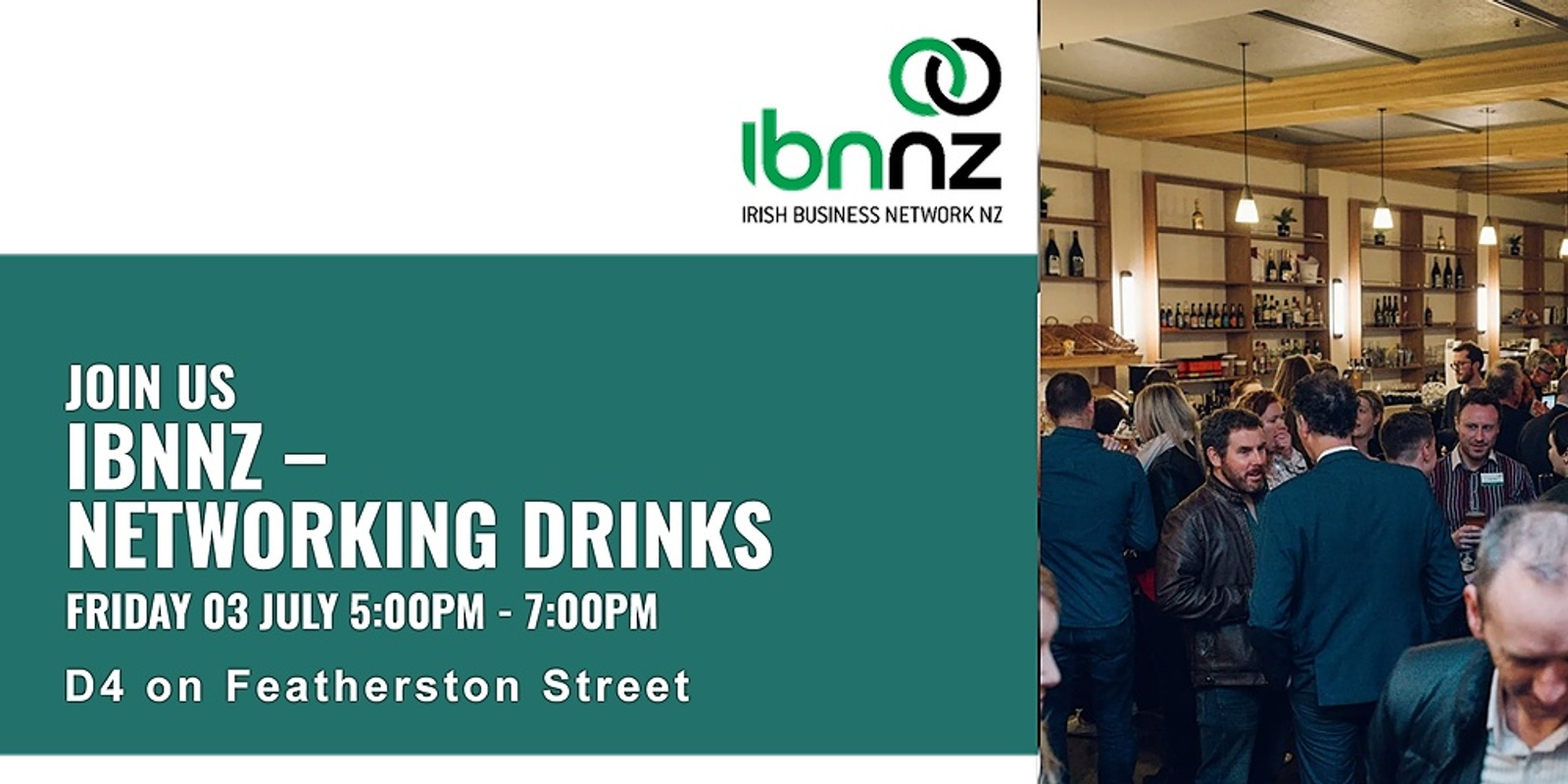 Banner image for IBNNZ Wellington - Networking Drinks