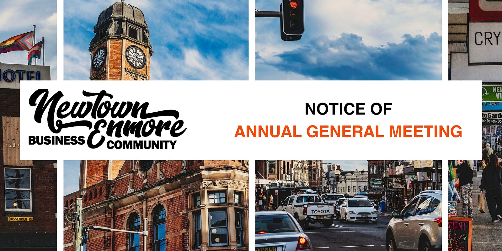 Banner image for AGM: Newtown Enmore Business Community