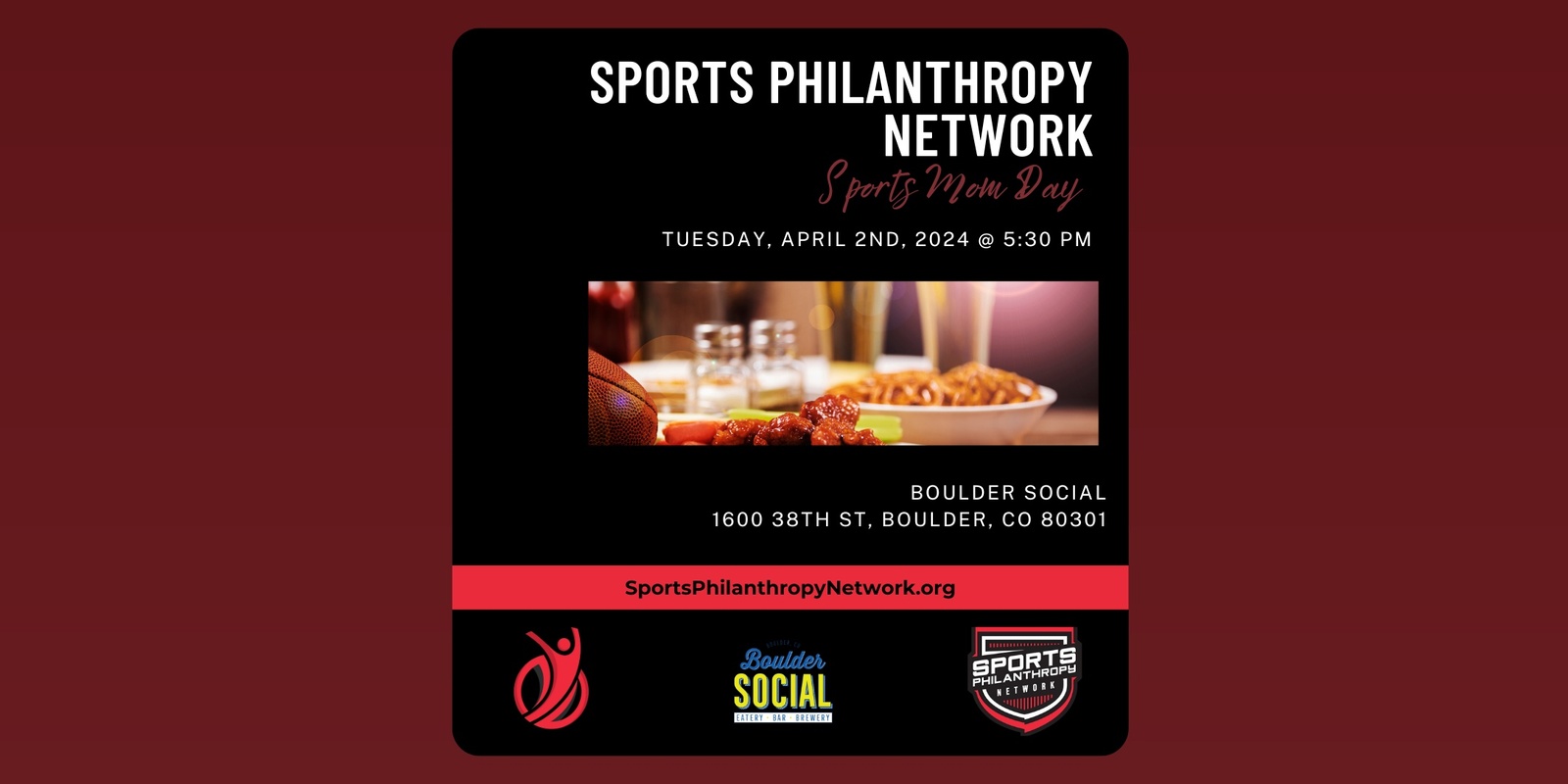 Banner image for Sports Philanthropy Network Sports Mom Day Colorado (4-2-2024)