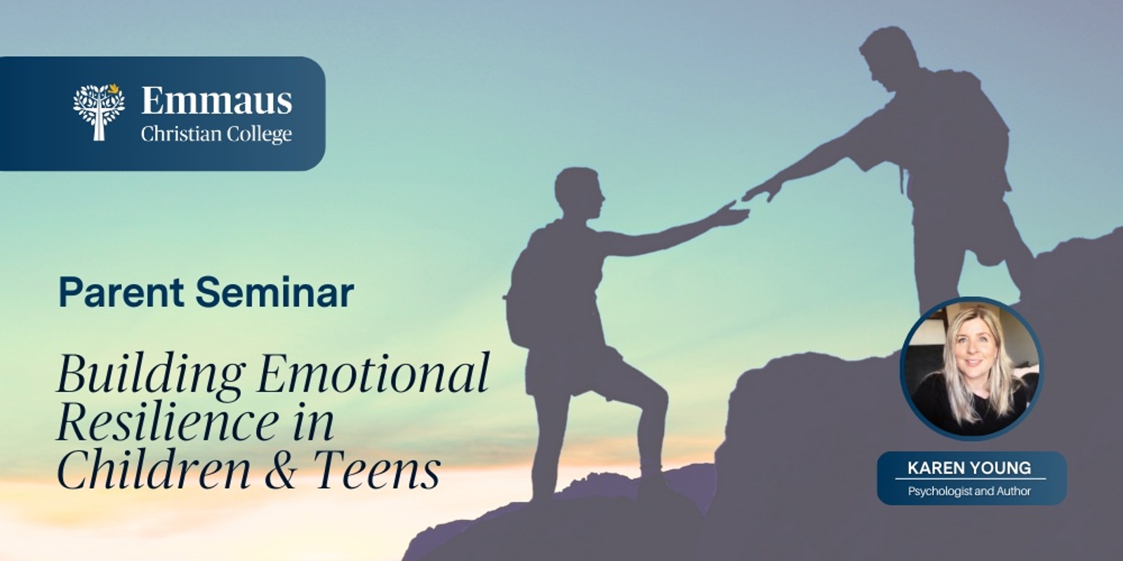 Banner image for Parent Seminar: Building Emotional Resilience in Children and Teens 