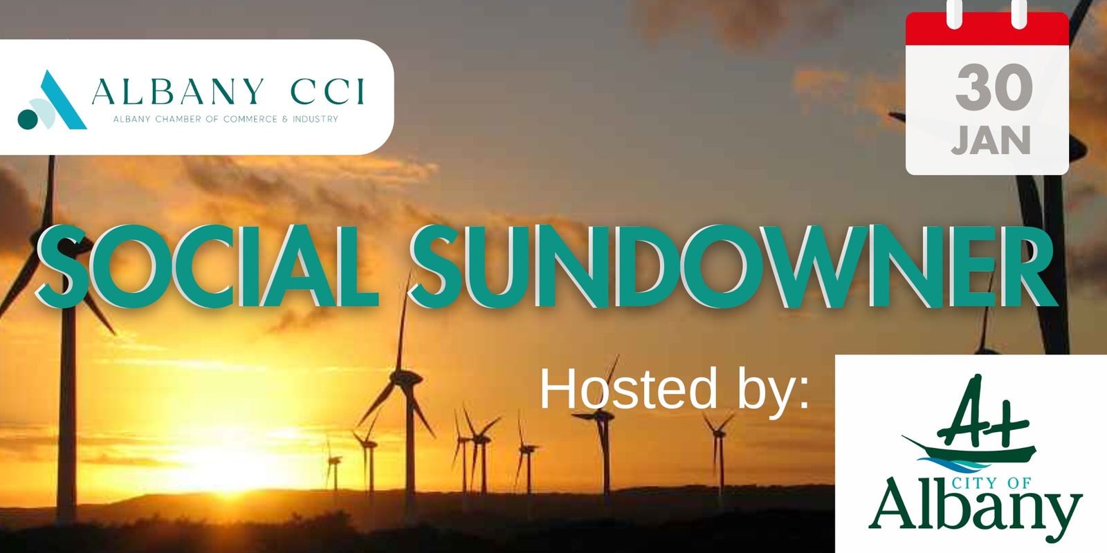 Banner image for Copy of ACCI Social Sundowners with City of Albany