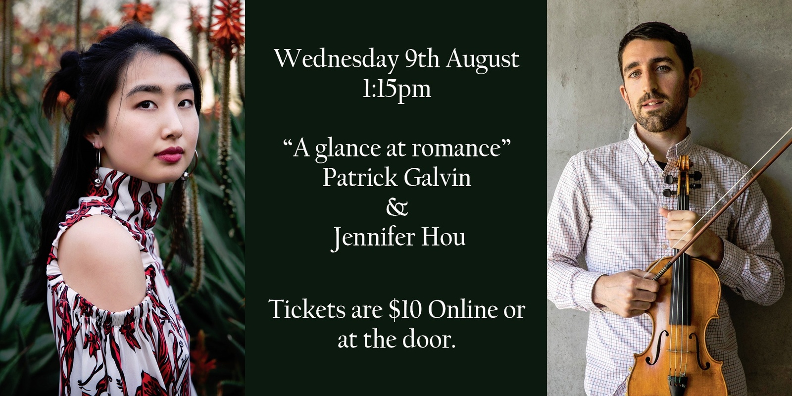 Banner image for St James' Lunchtime Concert: "A Glance at Romance"