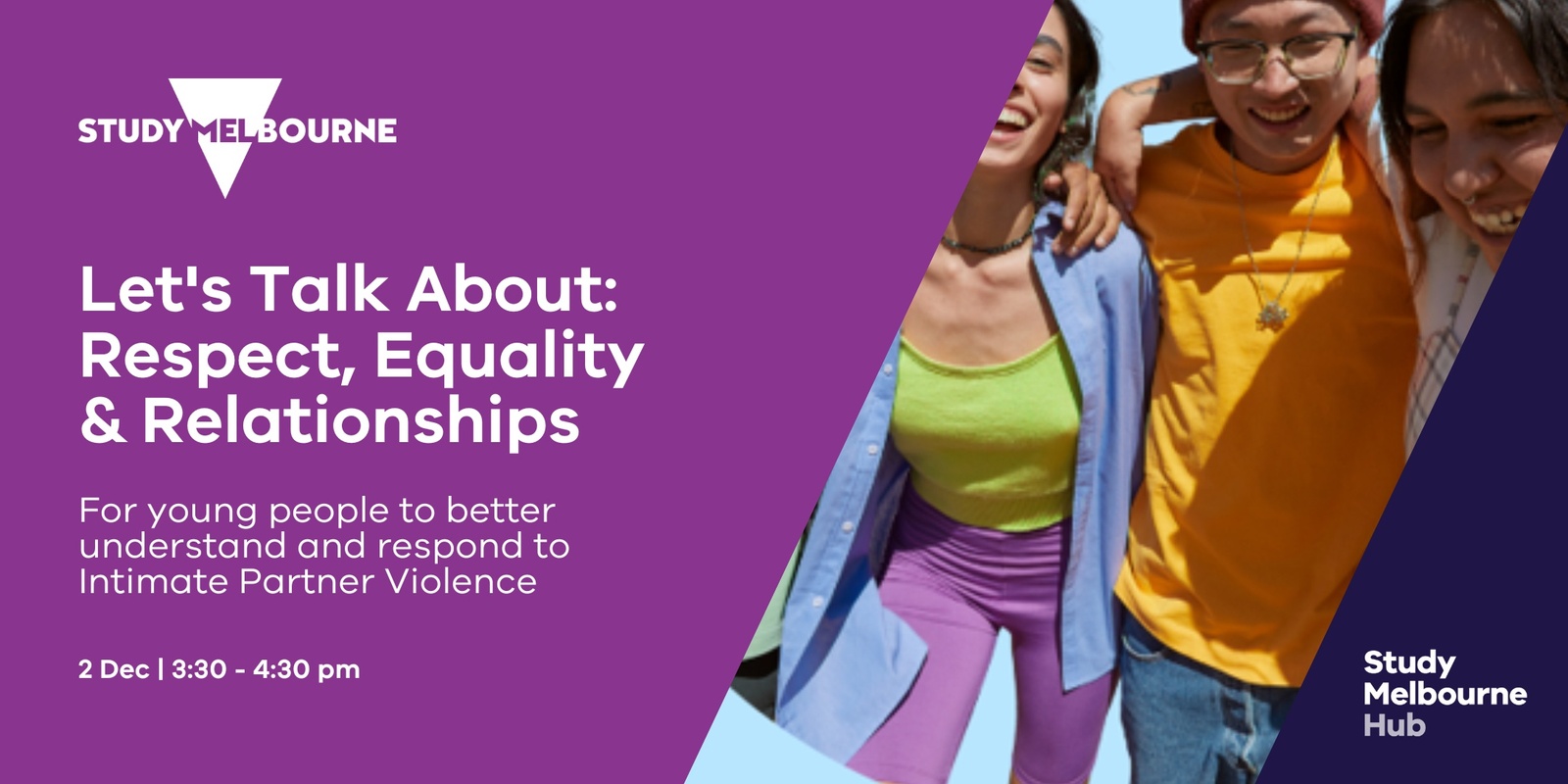 Banner image for Let's Talk About: Respect, Equality & Relationships