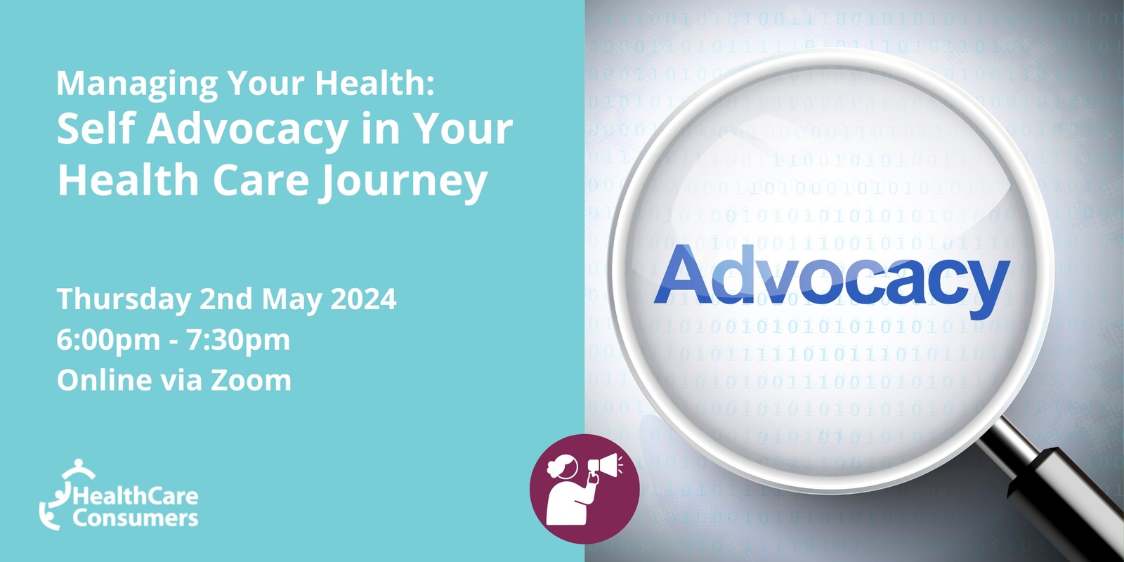Banner image for Managing Your Health - Self-Advocacy in Your Health Care Journey