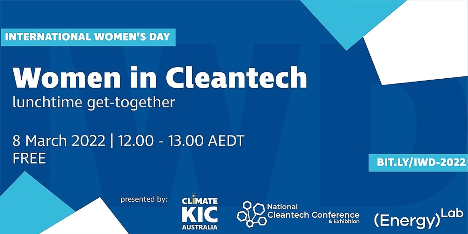 Banner image for Women in Cleantech - Lunchtime get-together
