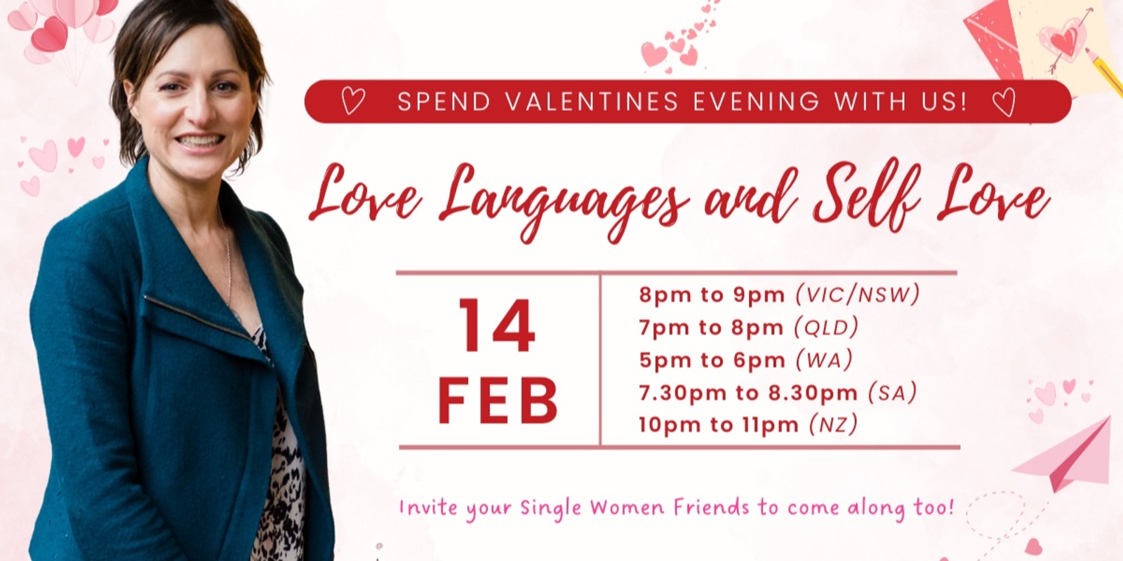 Love Languages and Self Love Free Event for Women Humanitix