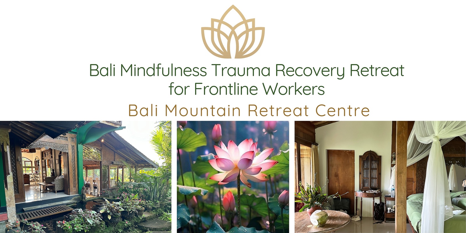 Banner image for Bali Mindfulness Trauma Recovery Retreat for Frontline Workers