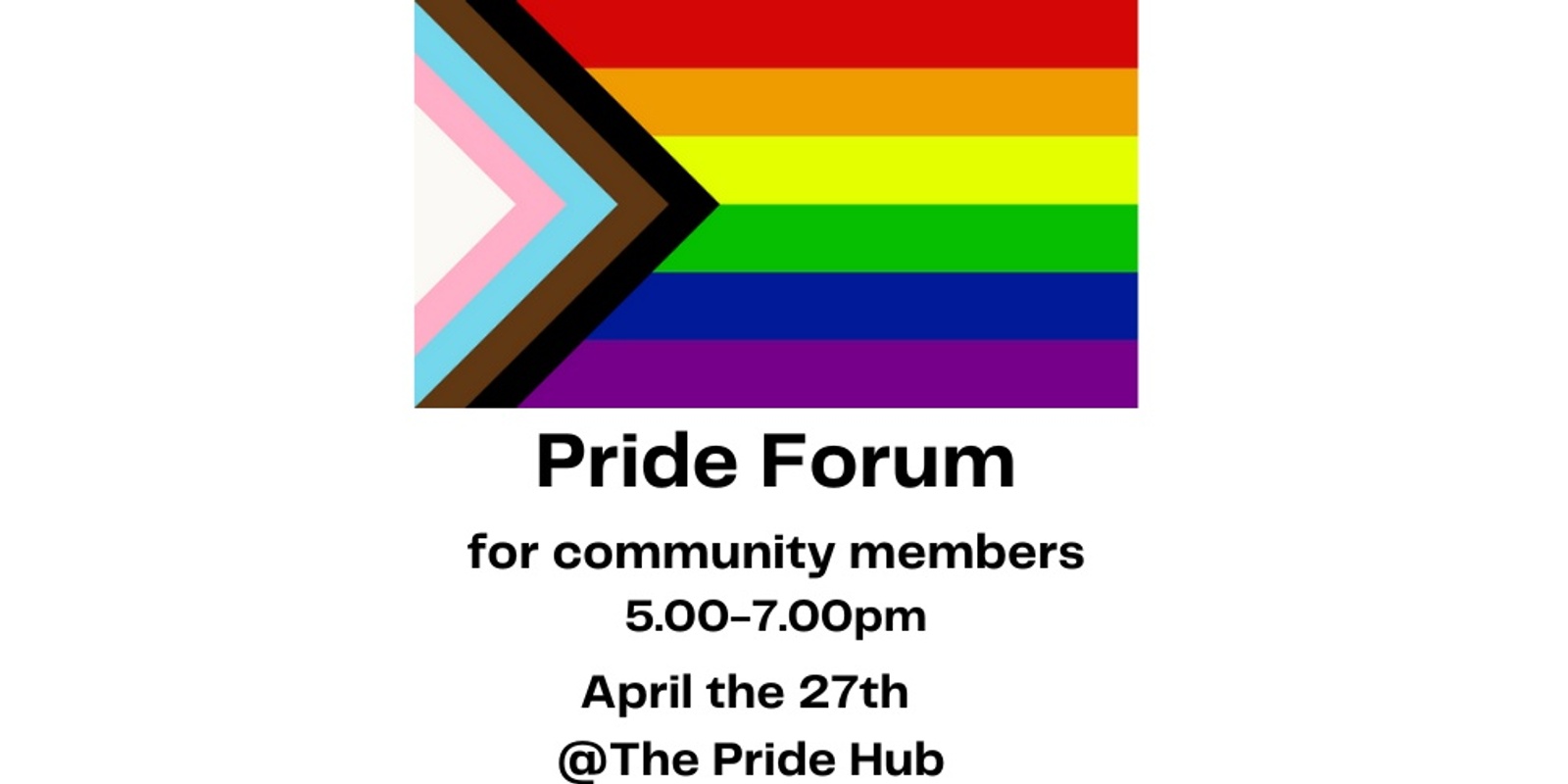 Banner image for Pride Forum for community members