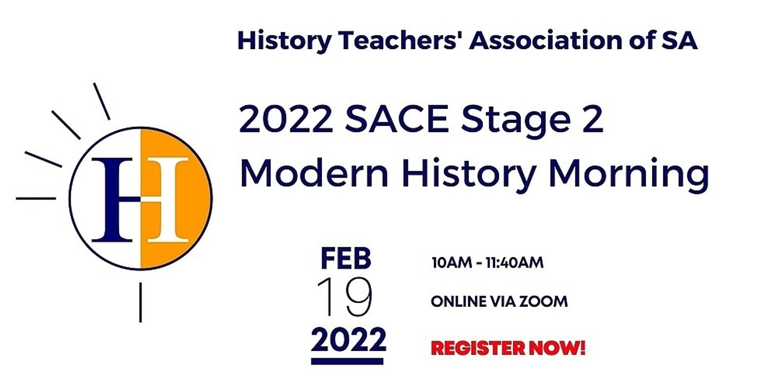 Banner image for 2022 SACE Stage 2 Modern History Morning  