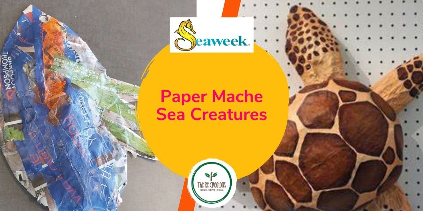 Banner image for Paper Mache Sea Creatures for Seaweek, Otahuhu Library, Sat 9 Mar 10am-12pm