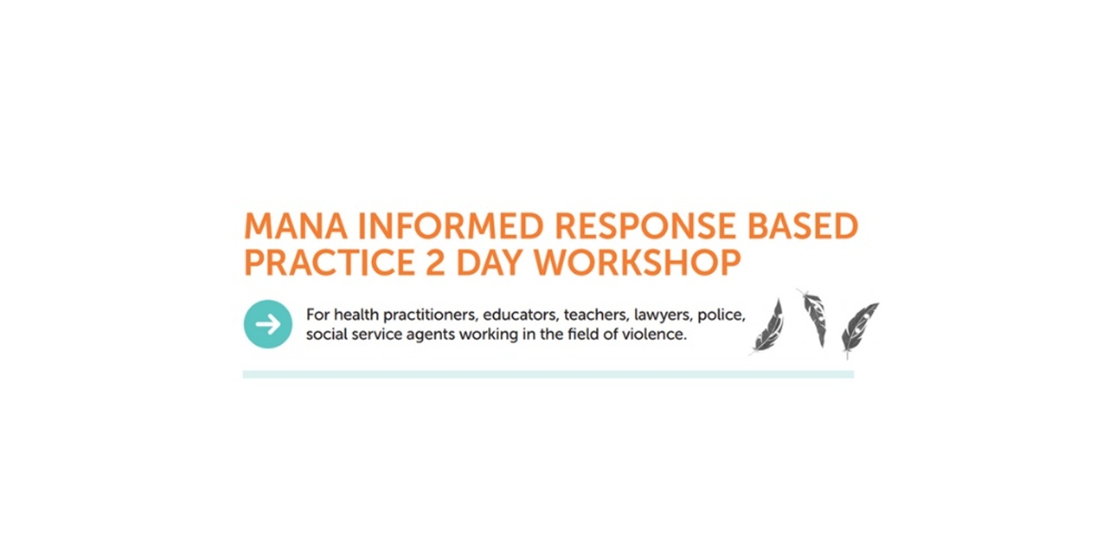 Banner image for Mana Informed Response Based Practice