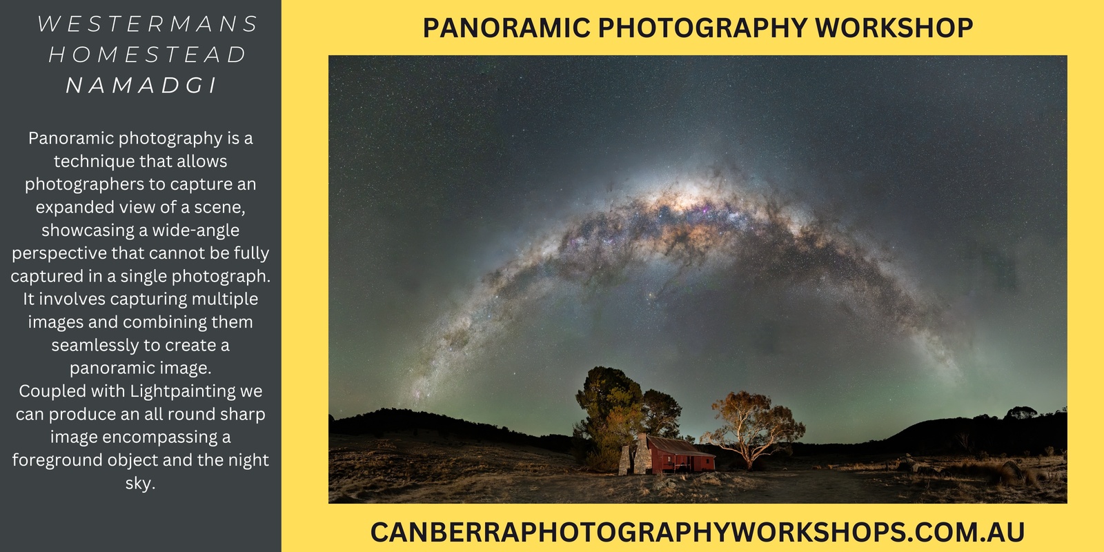 Banner image for Westermans Homestead Panorama Photography Workshop