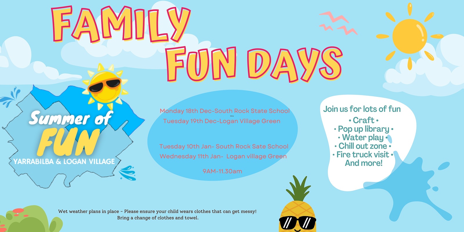 Banner image for Family Fun Day South Rock State School - December 18th