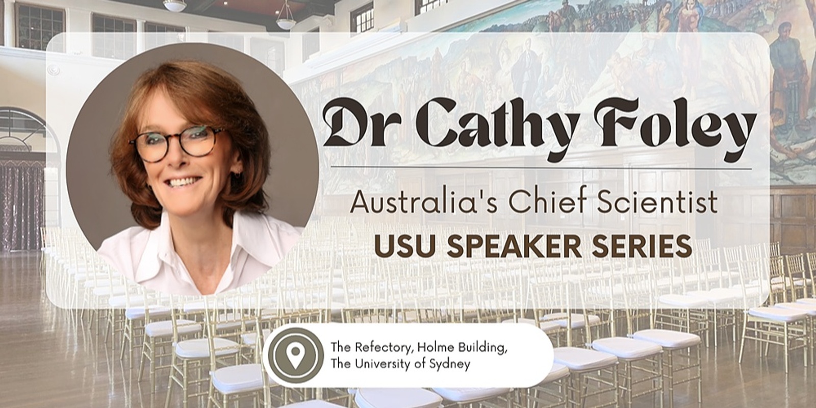 Banner image for USU Speaker Series: Dr Cathy Foley