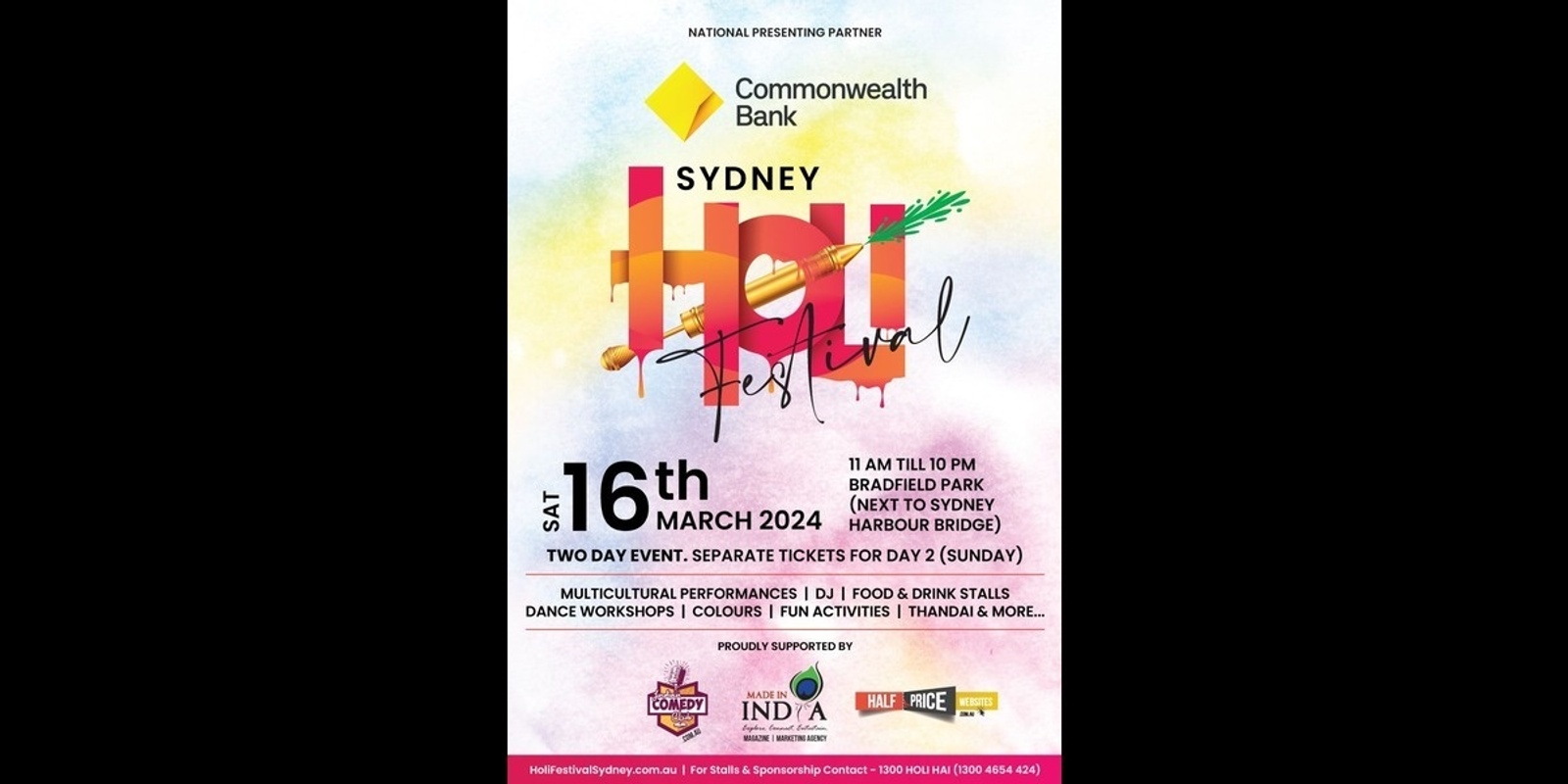 Holi Festival Sydney 16th March 2024 Humanitix