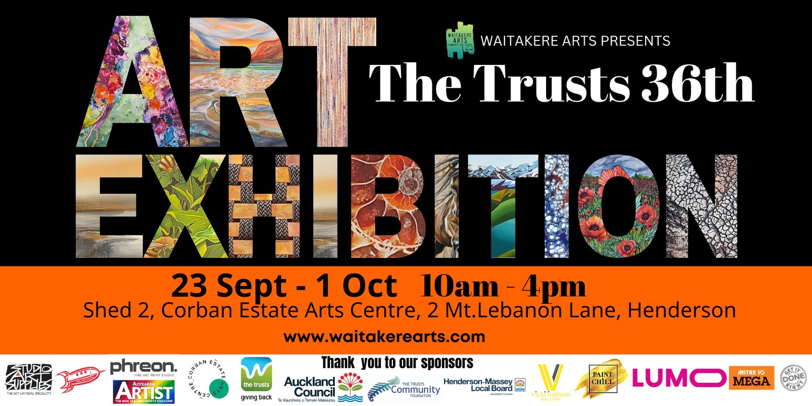 The Trusts 36th Art Award and Exhibition | Humanitix