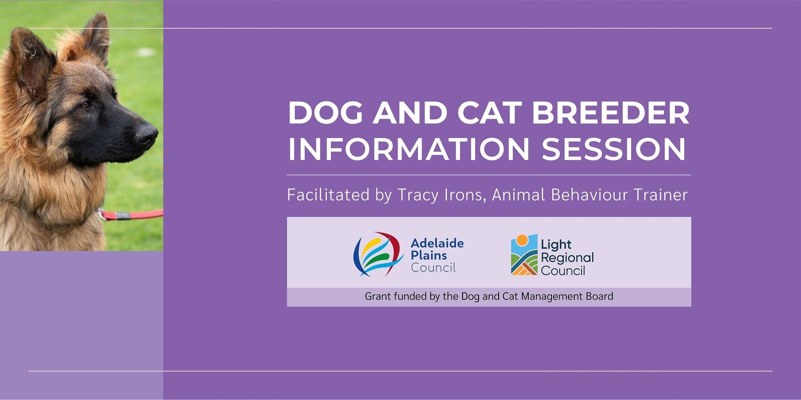 Banner image for Dog and Cat Breeder Information Session - Freeling