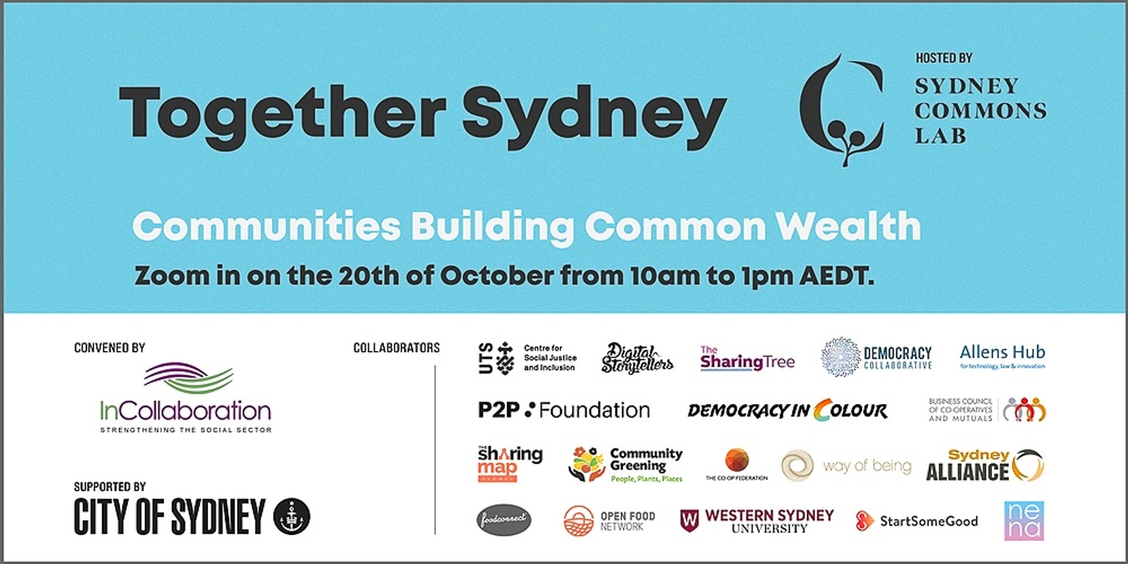 Banner image for Together Sydney: Communities Building Common Wealth