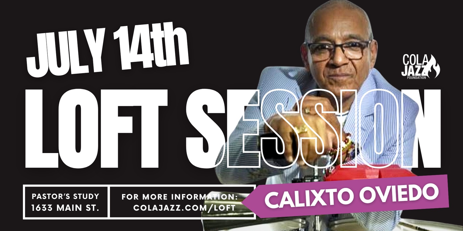 Banner image for Loft Session: Calixto Oviedo Trio