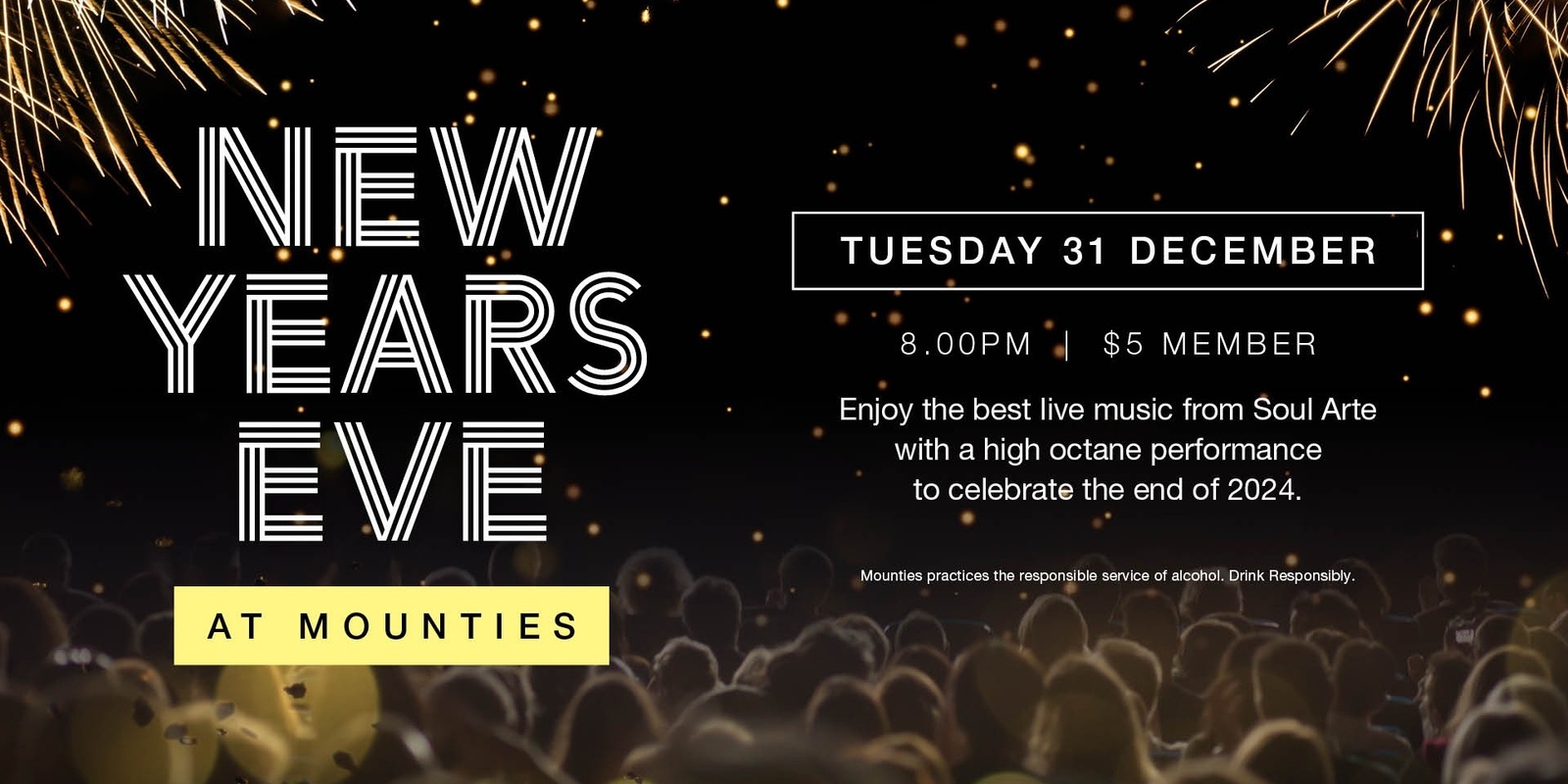 Banner image for NYE at Mounties