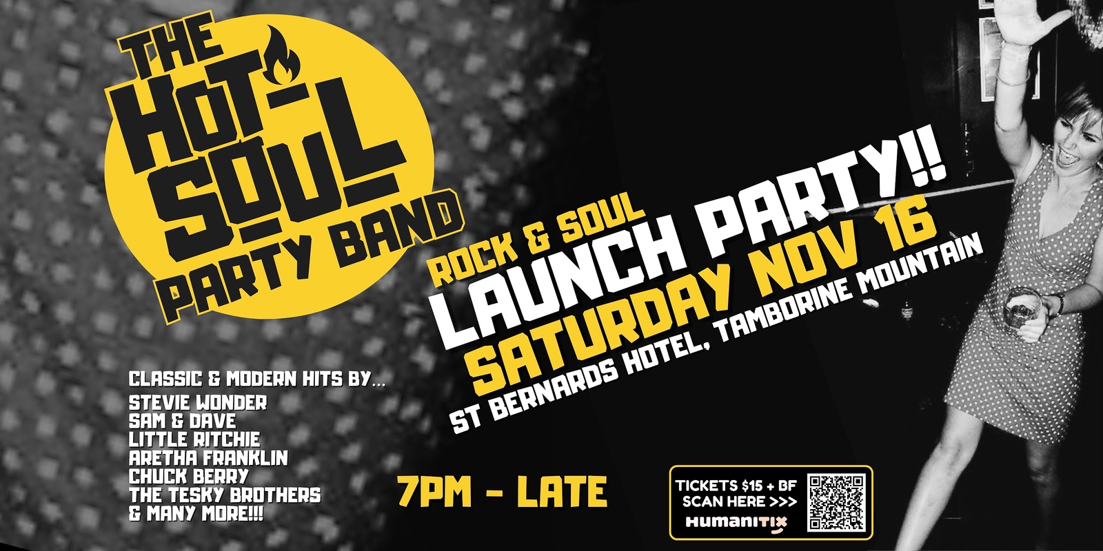 Banner image for The Hot Soul Party Band - Launch Party!!