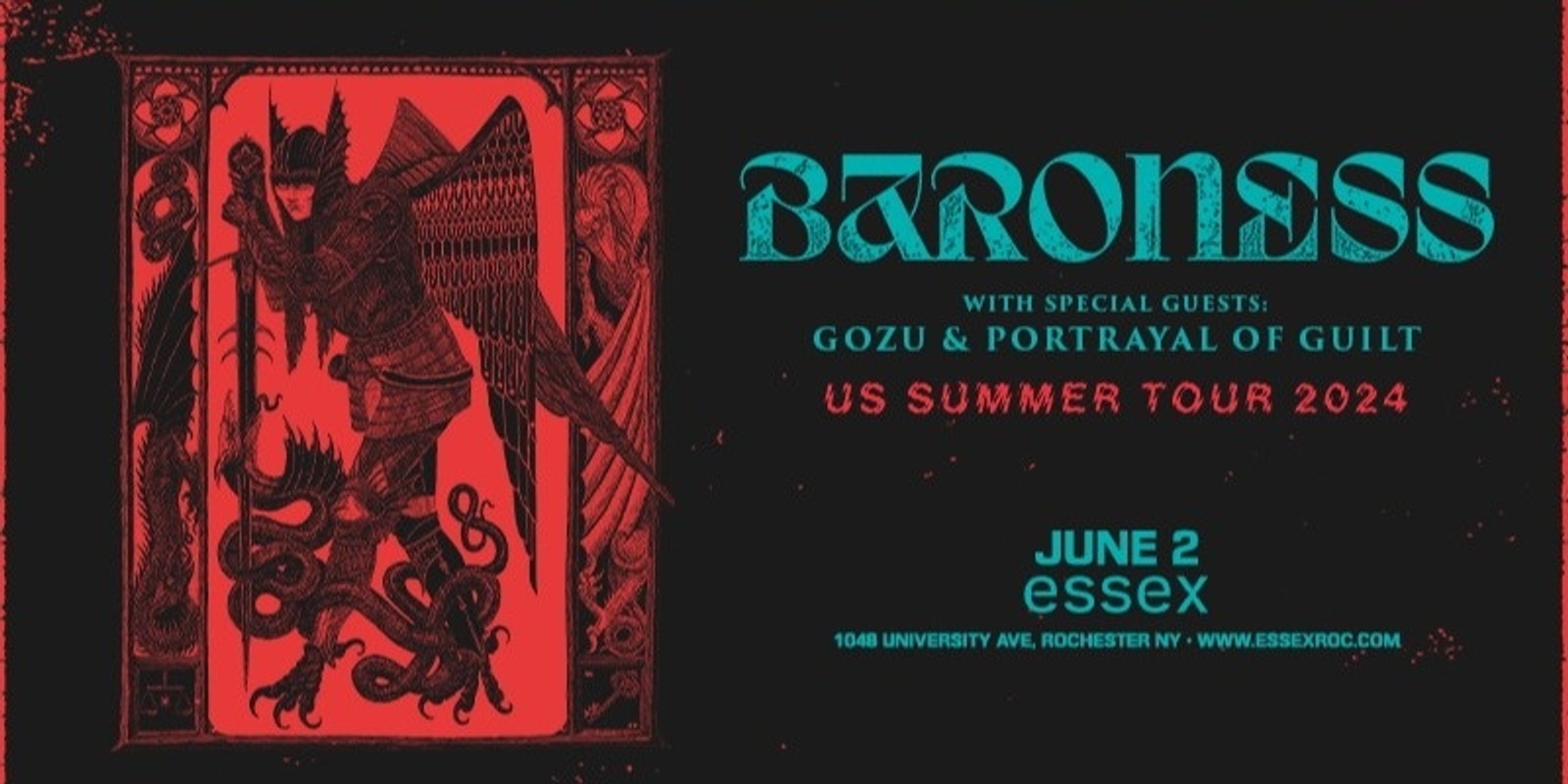 Banner image for Baroness w/ Portrayal of Guilt & Gozu