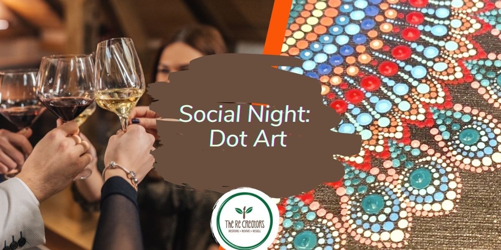 Banner image for Social Night - Dot Art, West Auckland's RE: MAKER SPACE Thursday 28 November 6.30pm-8.30pm