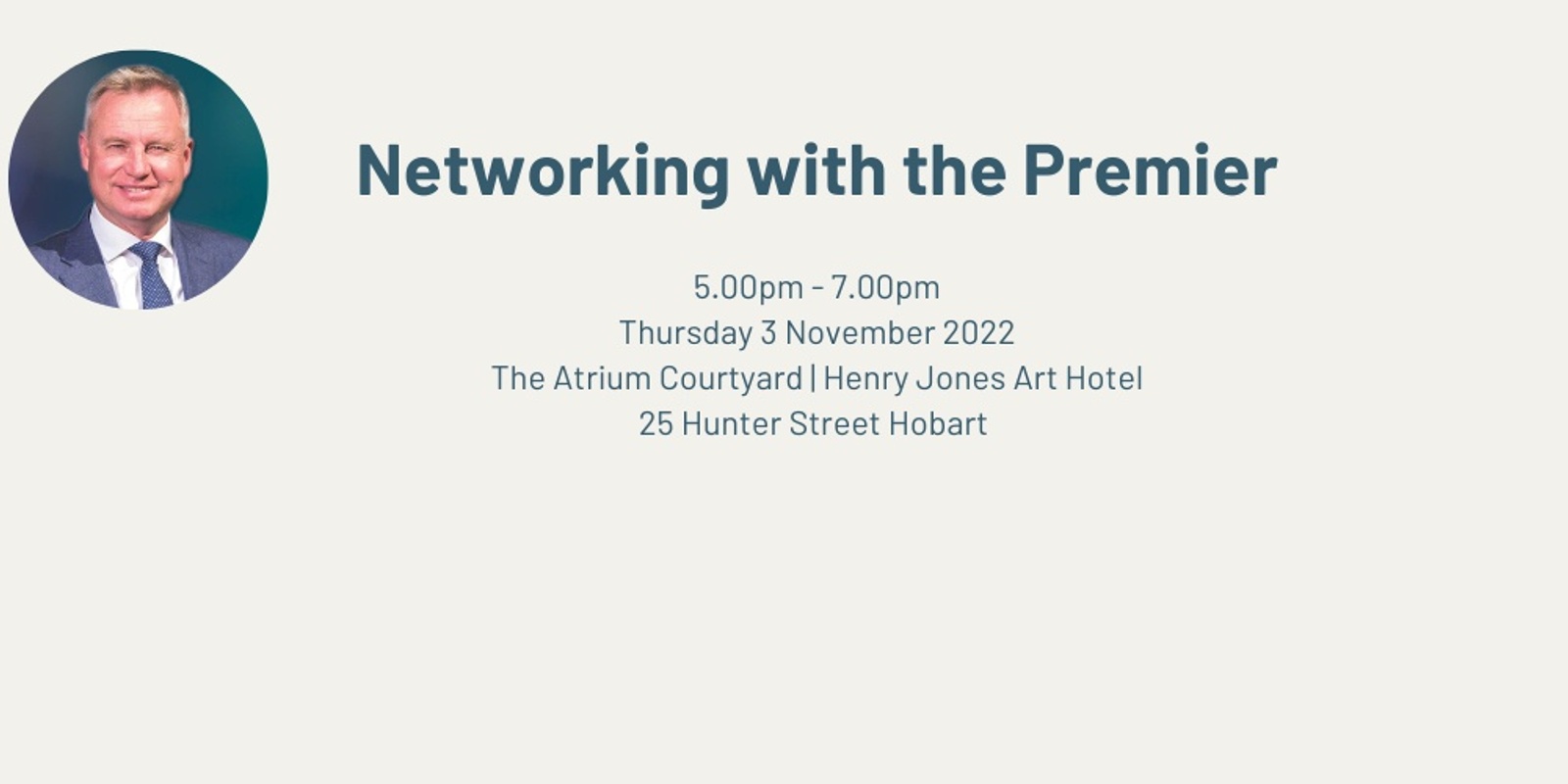 Banner image for Networking with the Premier