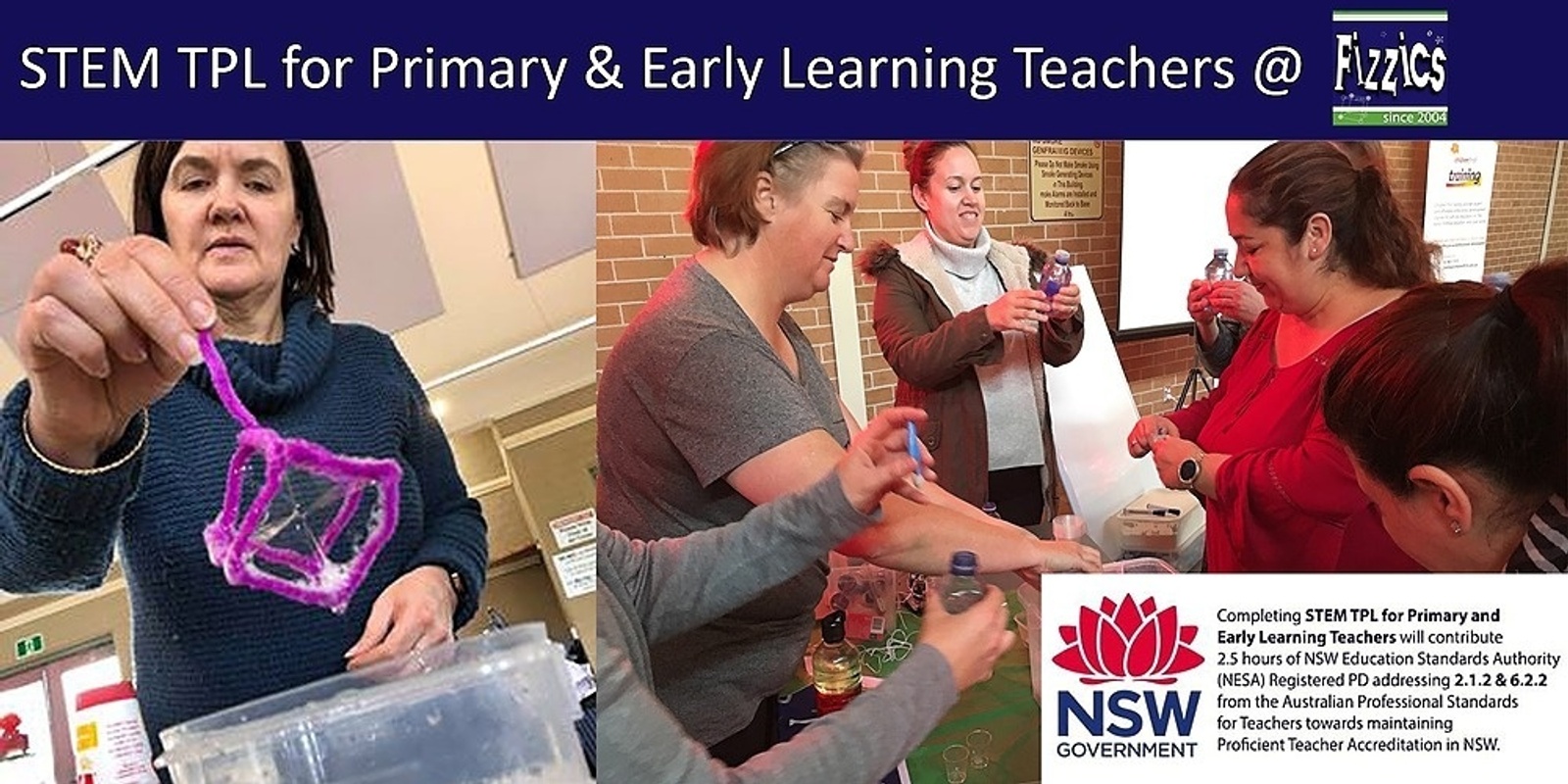 Banner image for STEM TPL for Primary & Early Learning Teachers