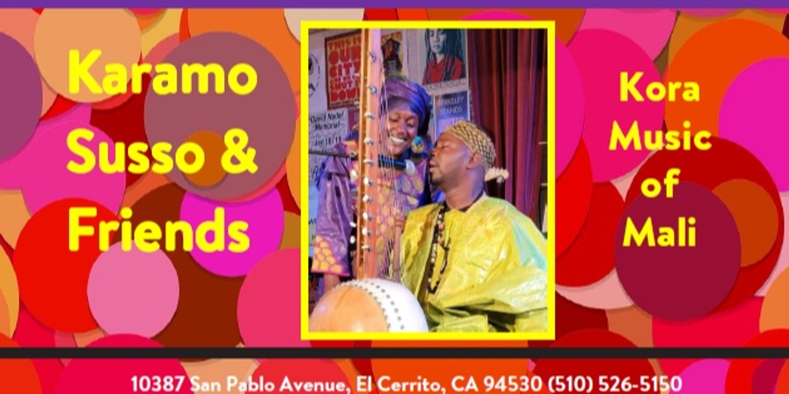 Banner image for Karamo Susso & Friends at The Annex Sessions, brought to you by SunJams and Javier Navarrette