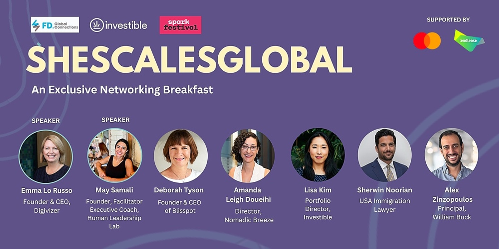 Banner image for SheScalesGlobal Networking Event