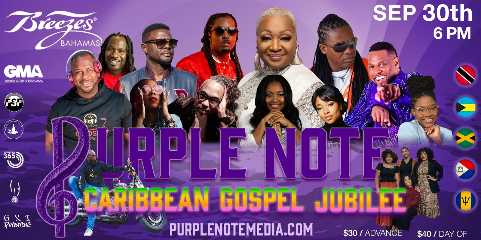 Banner image for Caribbean Gospel Jubilee Presented by Purple Note