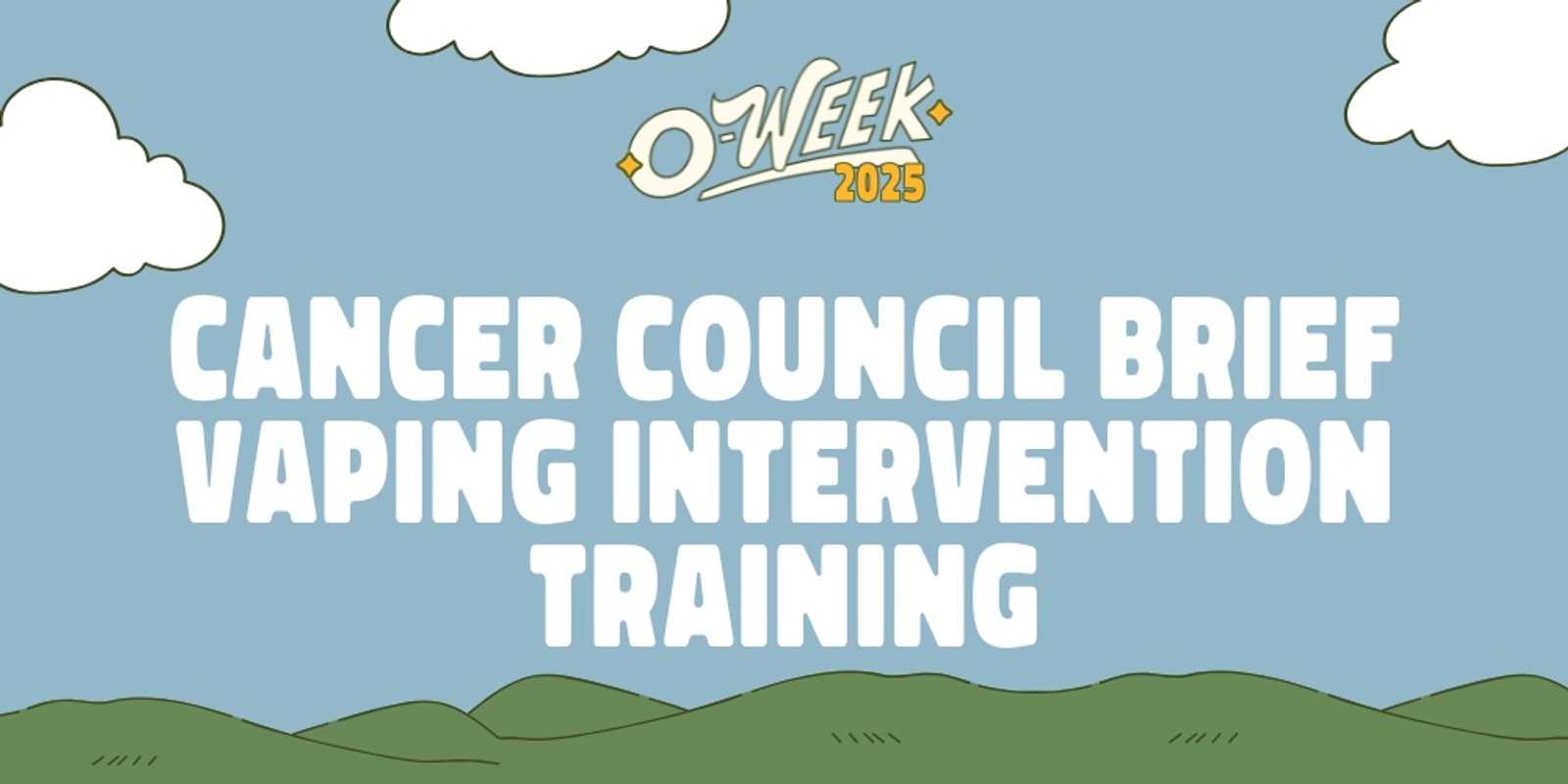 Banner image for Cancer Council Brief Vaping Intervention Training