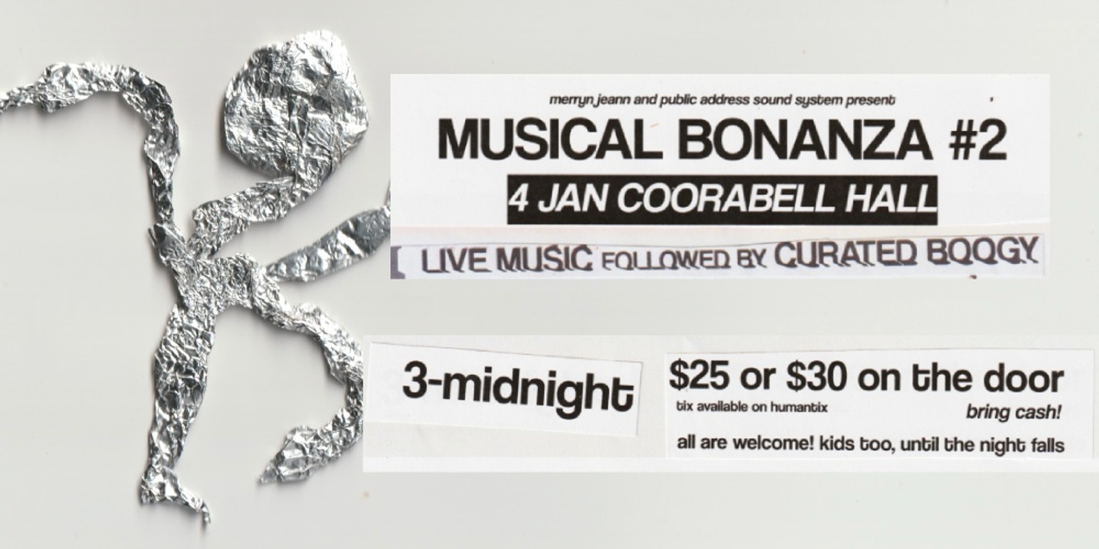 Banner image for Merryn Jeann and Public Address Sound System Present 'Musical Bonanza' #2