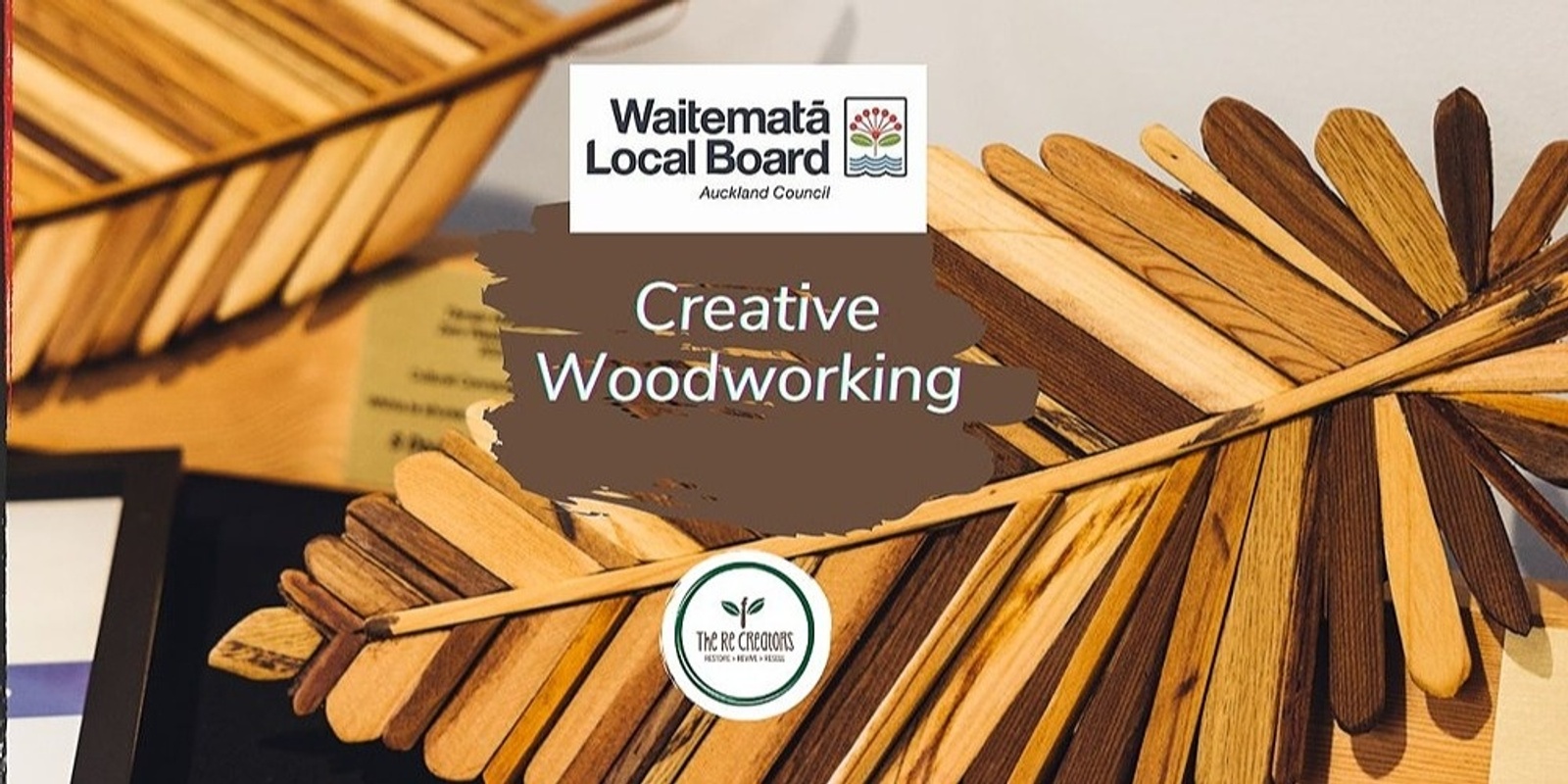 Banner image for Creative Woodwork: Make a Wooden Feather Wall Hanging, Grey Lynn Library, Saturday Date 17 June 10am - 12noon