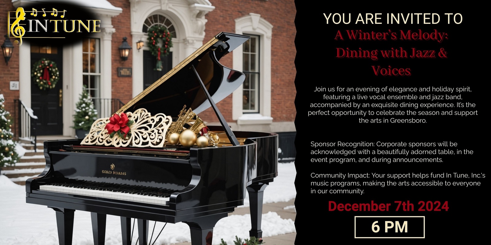 Banner image for A Winter’s Melody: Dining with Jazz & Voices