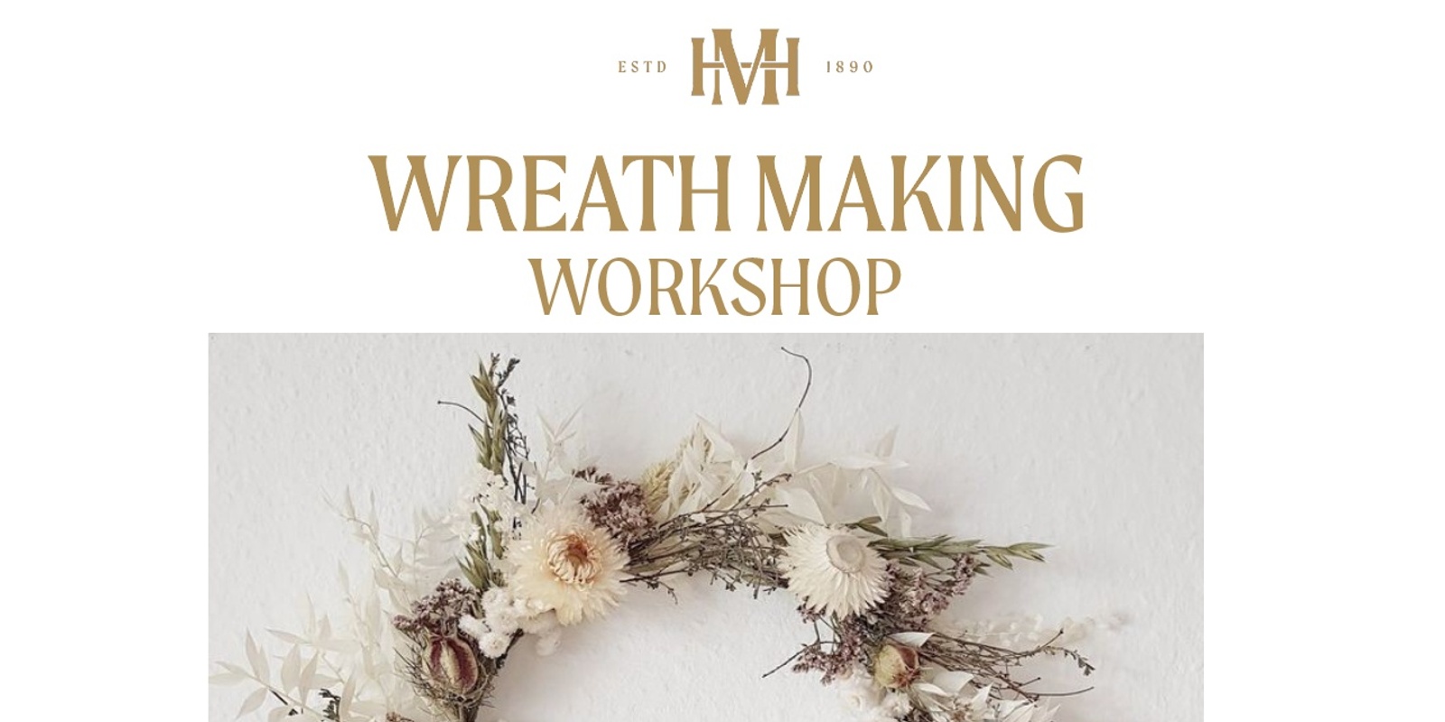 Banner image for Wreath Making at Mittagong Hotel