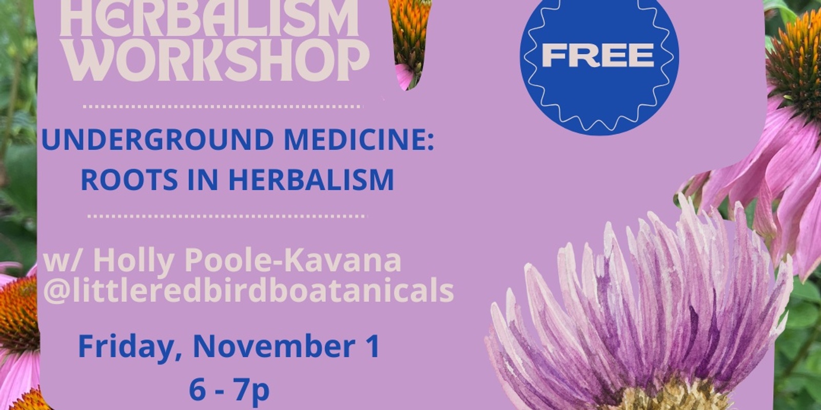 Banner image for Underground Medicine: Roots in Herbalism