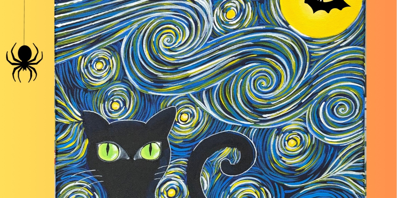 Banner image for Black Cat under a starry night_Nov