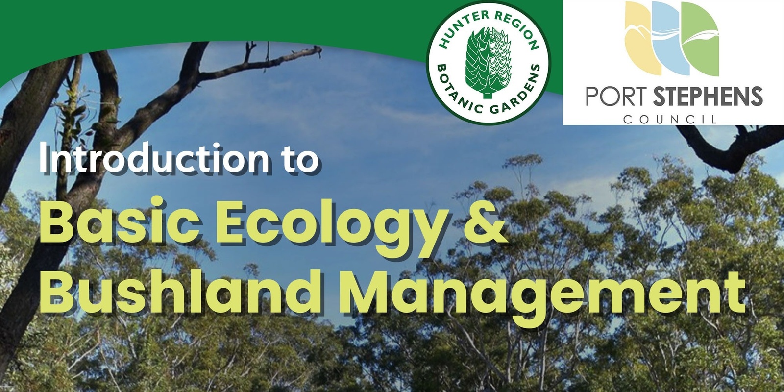 Banner image for Basic Ecology & Bushland Management Course