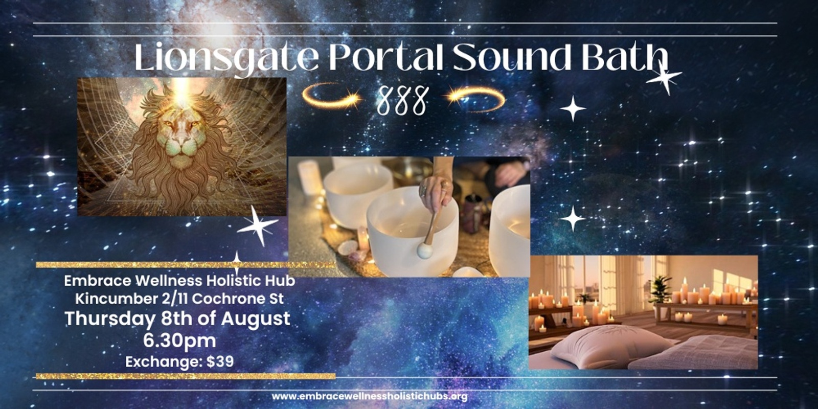 Banner image for Lion's Gate Sound Bath